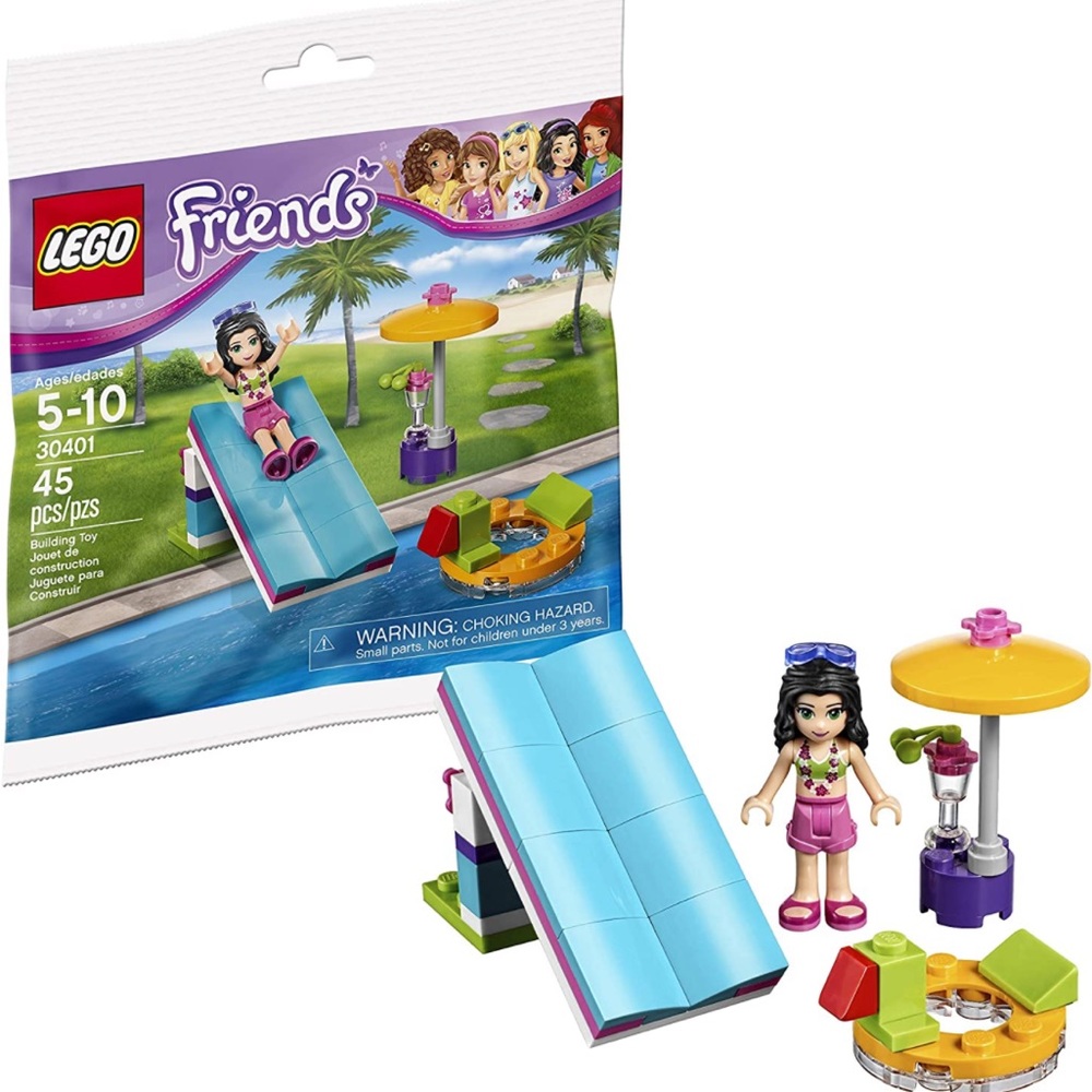 LEGO Friends Pool Foam Slide Mini Set #30401